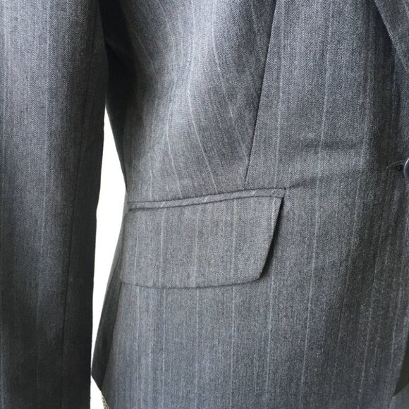 Vintage SUZY  SHIER Grey Suit Blazer - Picture 4 of 5